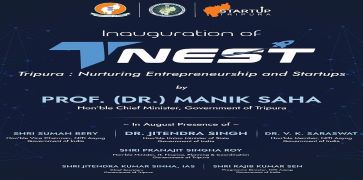 Tripura has launched its first incubation and innovation hub called “T-Nest”